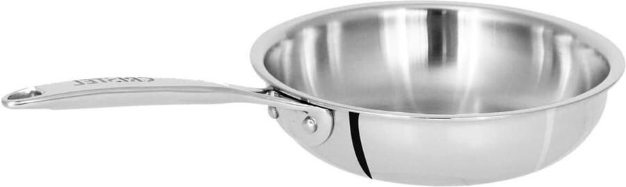 Mini braadpan Kleine pan Koken Roestvrij staal 10 cm Zilverkleurig