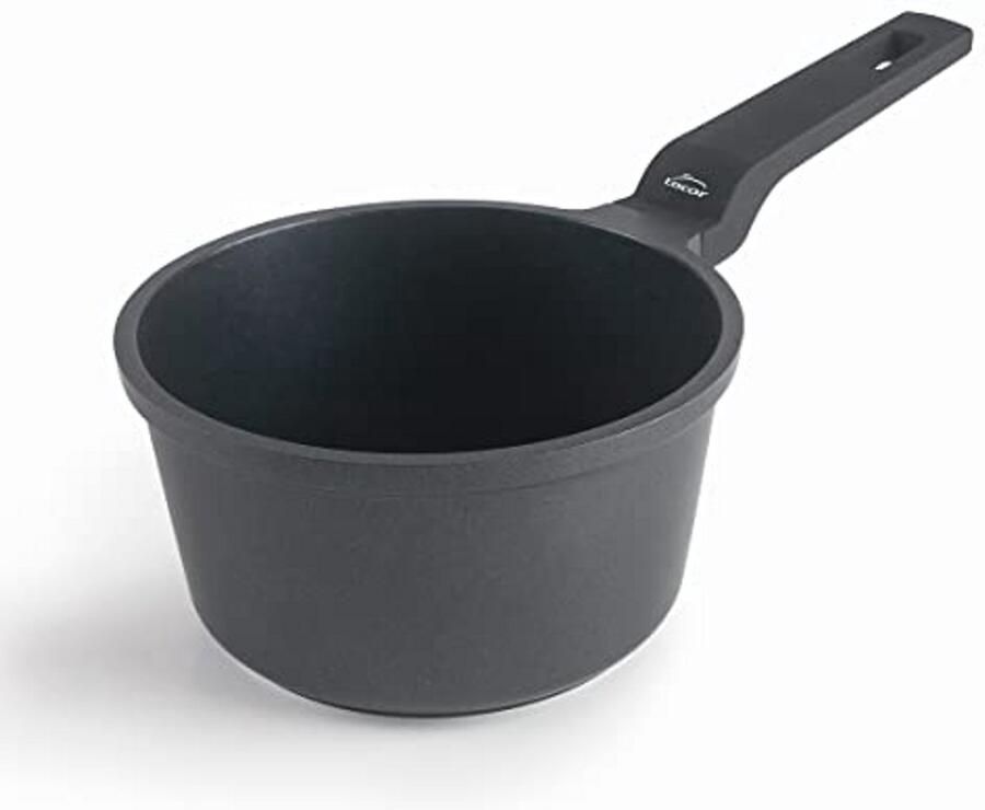 Mini-braadpan van gegoten aluminium met antiaanbaklaag Ø 14 x 8 cm geschikt voor inductie