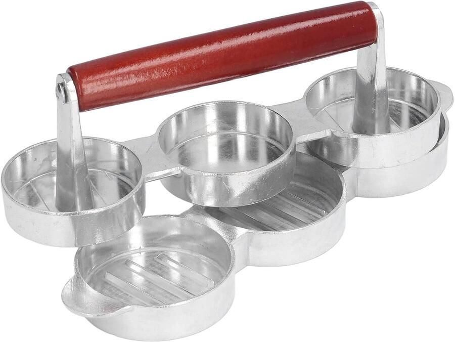 Mini Burger Makers Pasteitjes Vorm Hamburgers Maken Draagbaar Ontwerp 401 gram Niet gespecificeerd