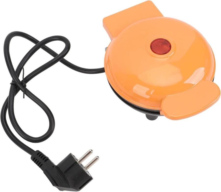 Mini Cake Maker Cake Apparaat Ontbijt Maken Dubbelzijdige Verwarming 19D x 15W x 10H cm Wit