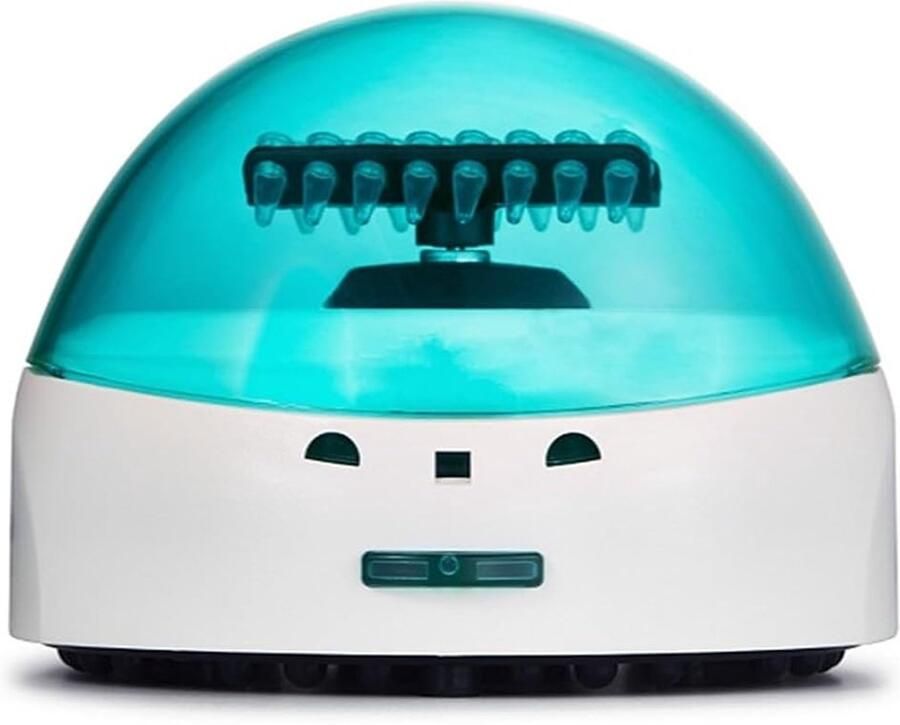 Mini Centrifuge Laboratorium Centrifuge Monsters Scheiden Dubbele Start Stop 4000 tpm Wit