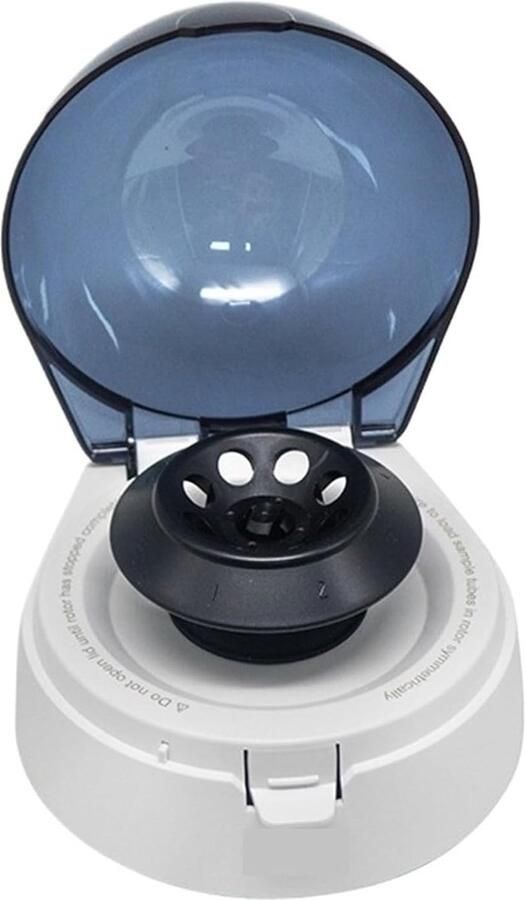 Mini Centrifuge Laboratorium Centrifuge Snel Samples Scheiden Stille Werking 45dB Compact Formaat Wit