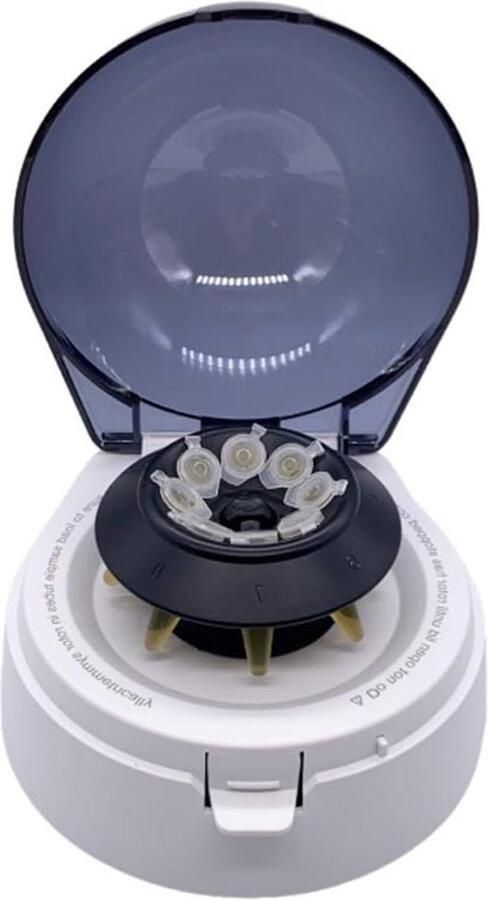 Mini Centrifuge Laboratorium Centrifuge Snelle Scheiding Ultrastil 50dB 7000rpm Wit