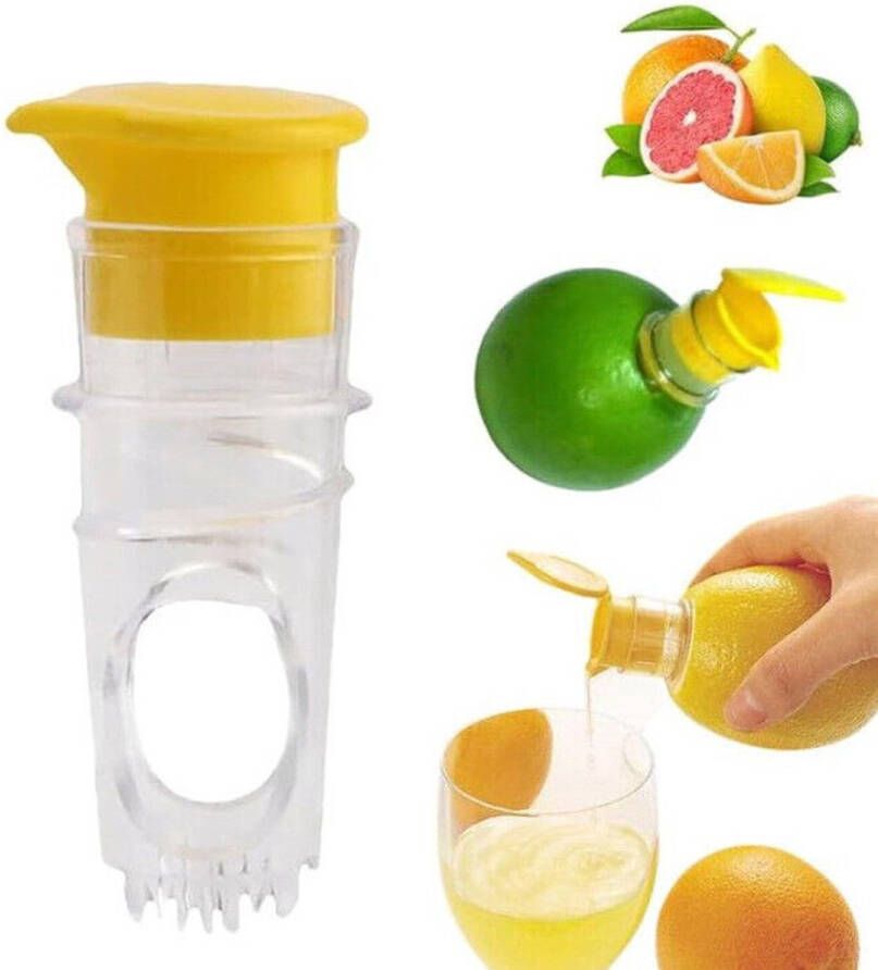 Mini citroenpers handige citroen- en sinaasappelpers