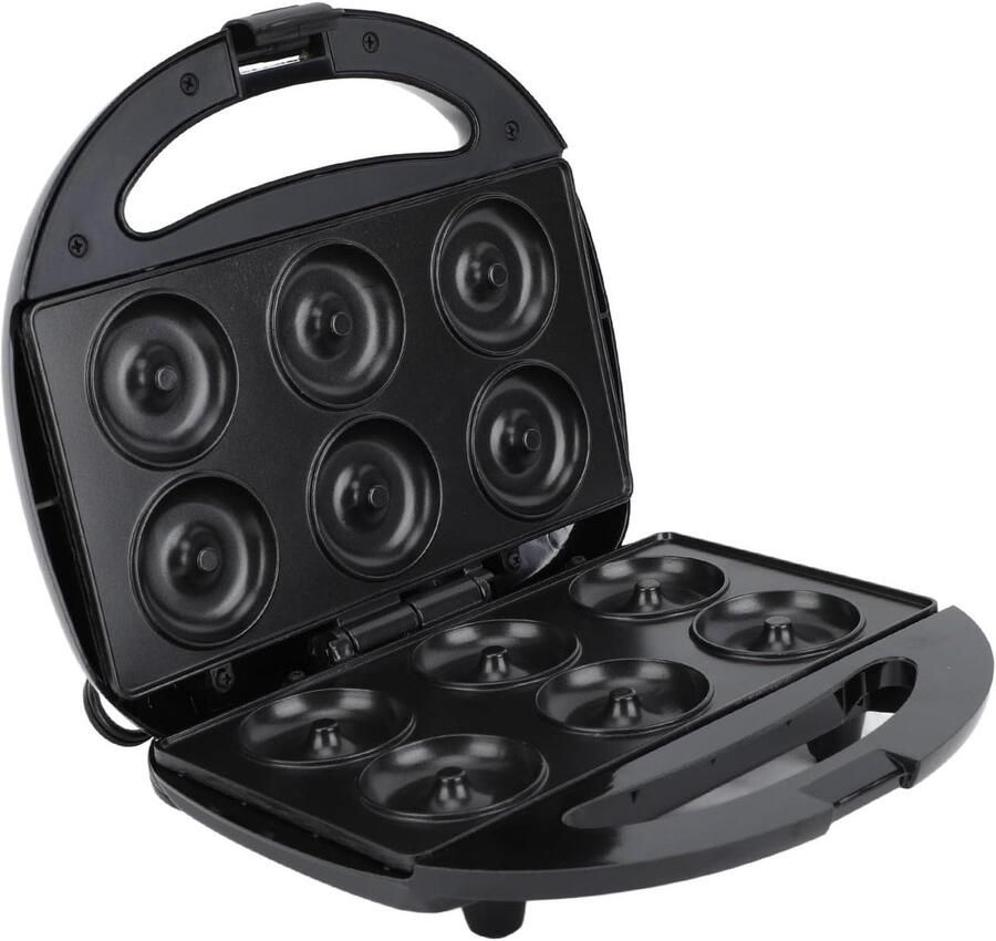 Mini Donut Maker Apparaat voor Donuts Thuis Bakken Dubbelzijdige Verwarming 26 x 23 x 10 cm