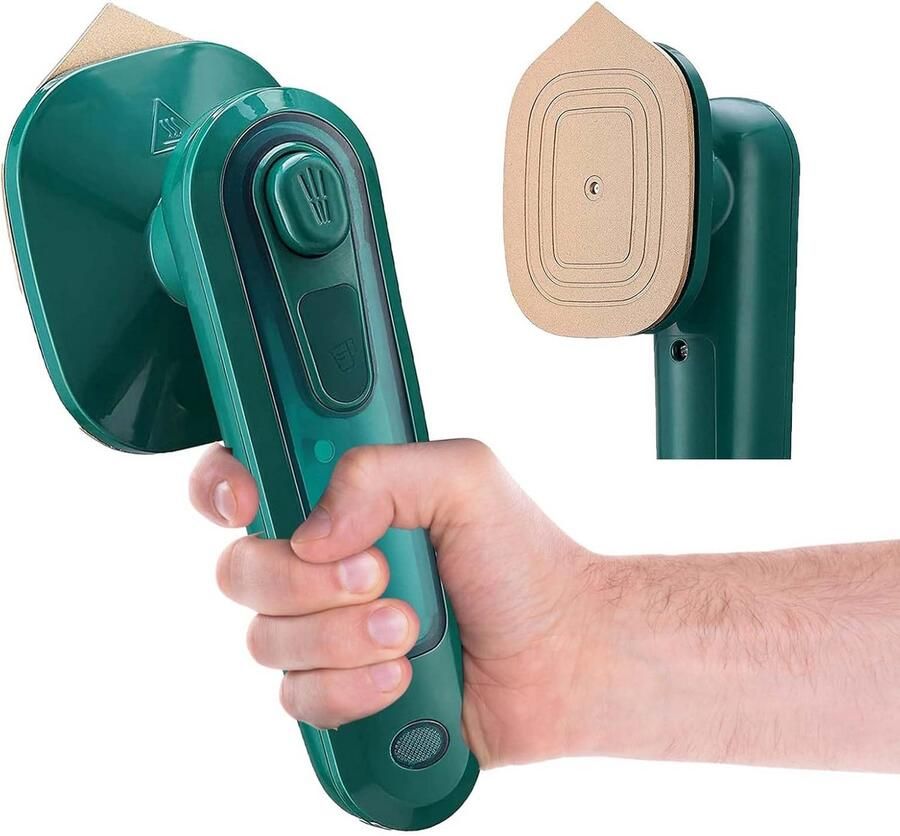 Mini Draagbaar Stoomstrijkijzer 110V Reisstrijkijzer voor Alle Stoffen 60ml Reservoir Titaniumplaat Snel Opwarmen