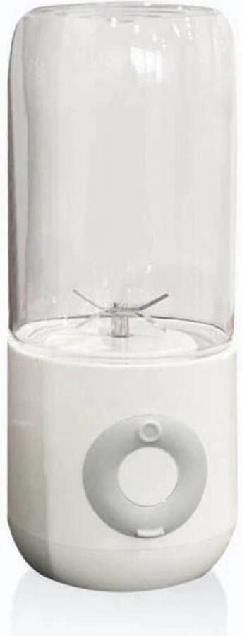 Mini Draagbare Blender 500ML Juicer USB Oplaadbaar Blender voor Onderweg Mini Wit