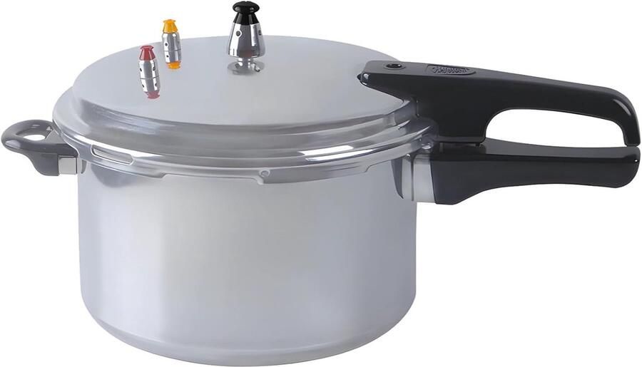 Kleine Snelkookpan Mini Pan Efficiënt Koken Gelijkmatige Warmteverdeling 3 Liter Zilver