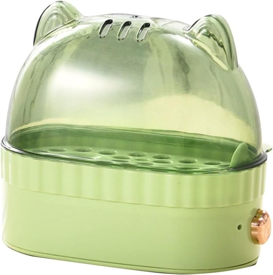 Mini Eierkoker Keukenapparaat Perfecte Eieren Intelligente Bediening 12 x 12 x 7 cm Wit