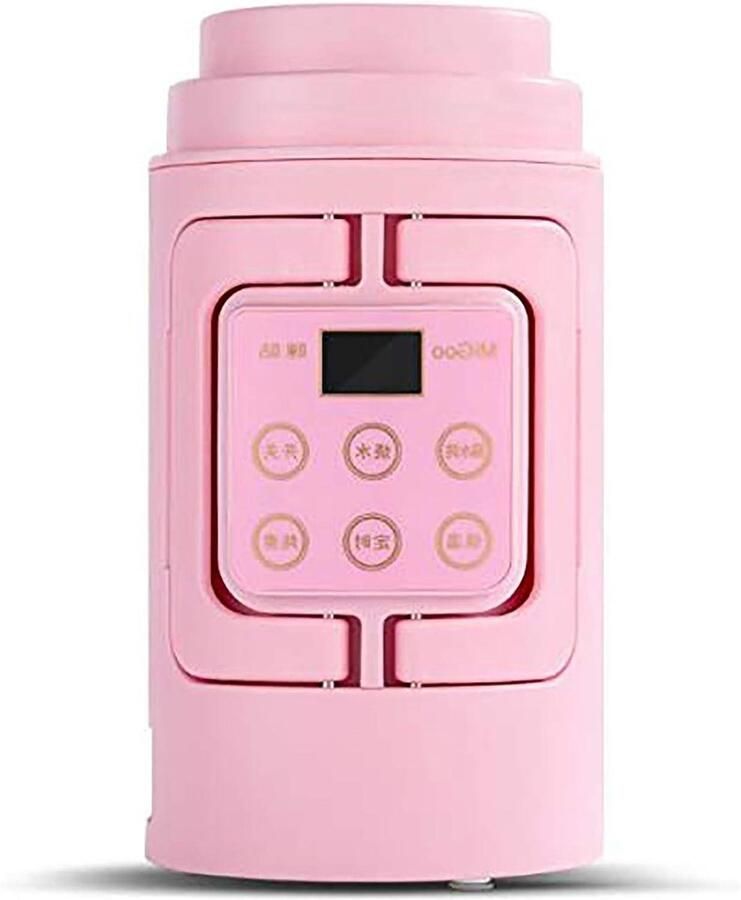 Mini Elektrisch Waterkokertje Reis Waterkoker Snel Water Koken Opvouwbaar Ontwerp Compact Formaat Roze