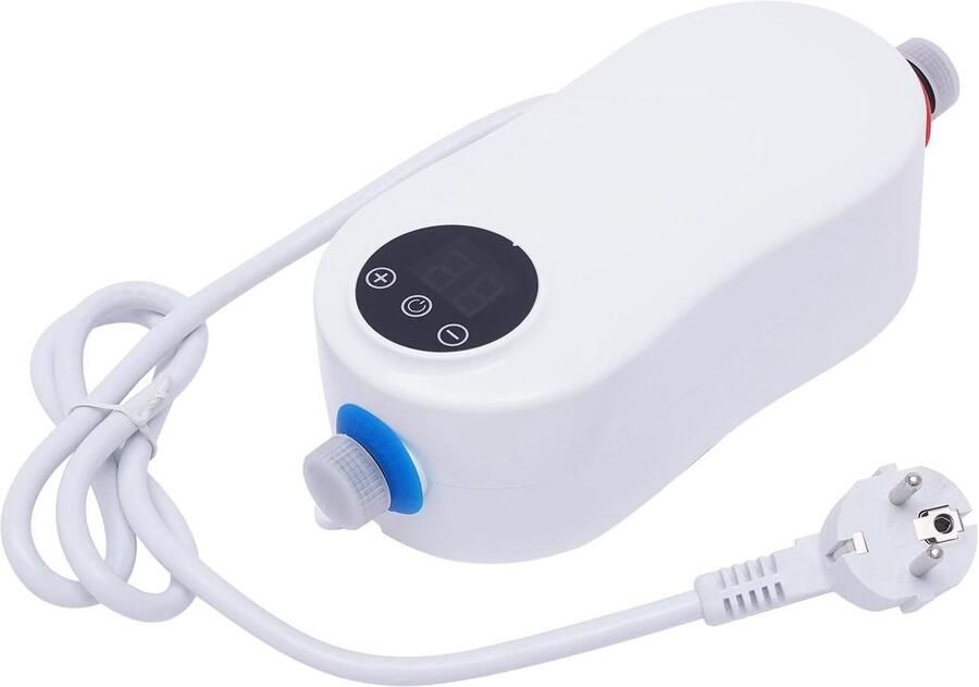 Mini Elektrische Boiler Directe Verwarming Snel Warm Water Ruimtebesparend Ontwerp 20cm Hoog Wit