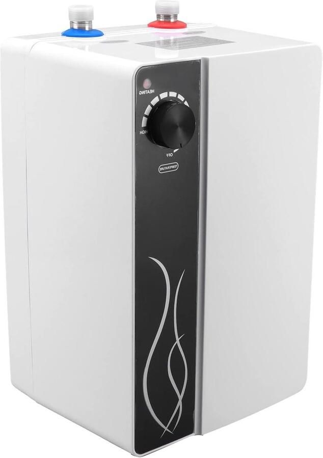 Mini Elektrische Boiler Keuken Boiler Direct Warm Water Constante Temperatuur 8L Capaciteit Wit Zwart
