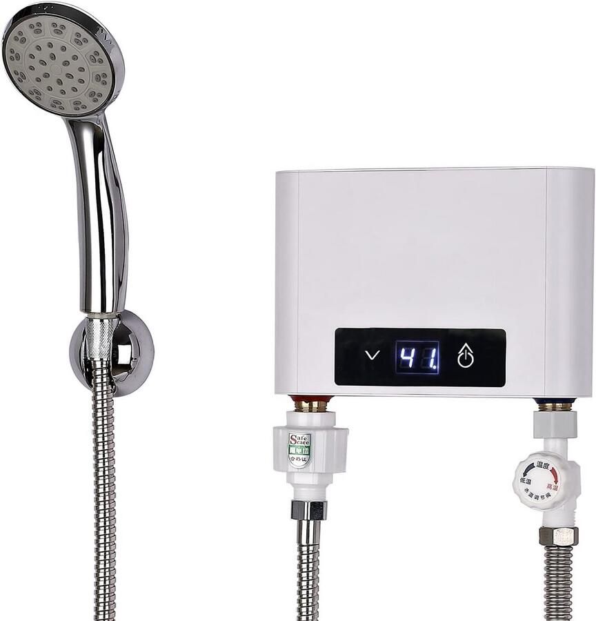 Mini-elektrische doorstroomboiler voor keuken en badkamer – Compacte tankloze waterverwarmer