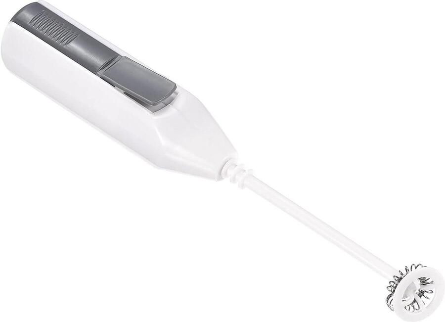 Mini Elektrische Mixer Handmixer Roerder Glitter Bekers Maken Werkt op Batterijen Mini Formaat Wit
