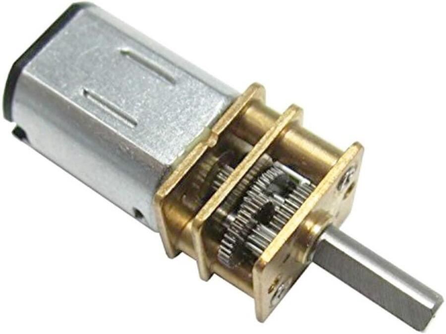 Mini Elektrische Motor Kleine DC Motor Hobby Projecten Metaal Tandwielen 6 Volt Metaal