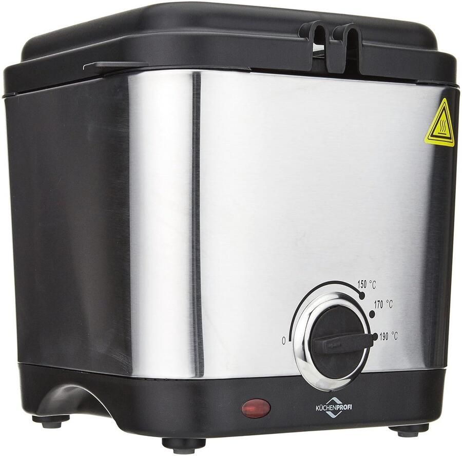 Mini Friteuse 1 5 Liter Compacte Frituurpan met Instelbare Temperatuur