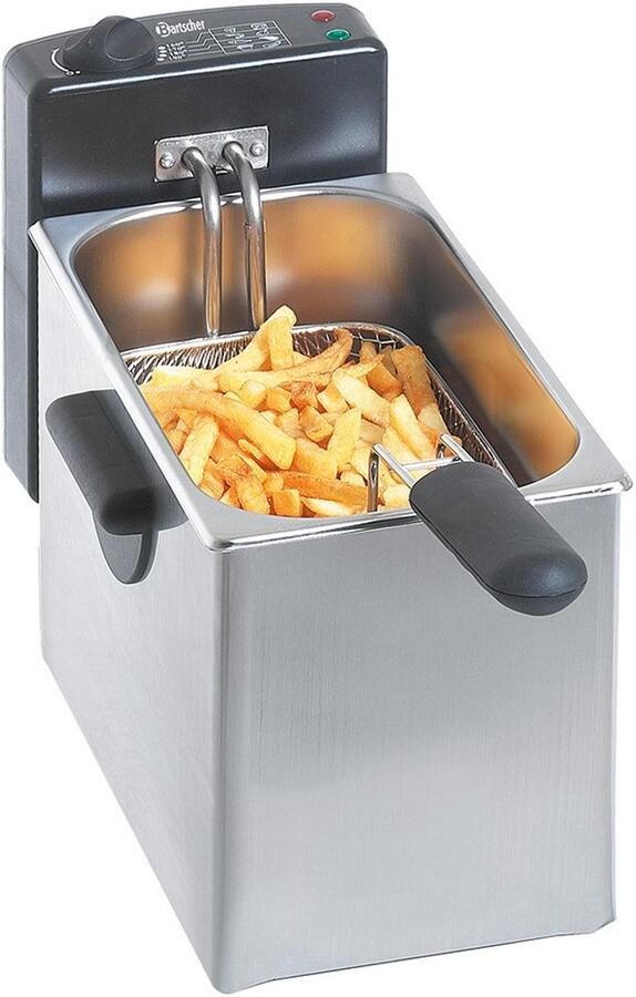 Mini Friteuse 4 L Elektrische Frituurpan met Veiligheidsthermostaat