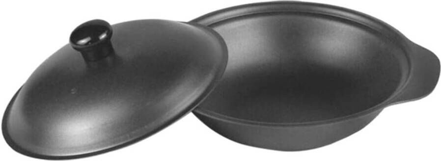 Mini Gietijzeren Braadpan 22 cm Ideaal voor Keuken en Koken