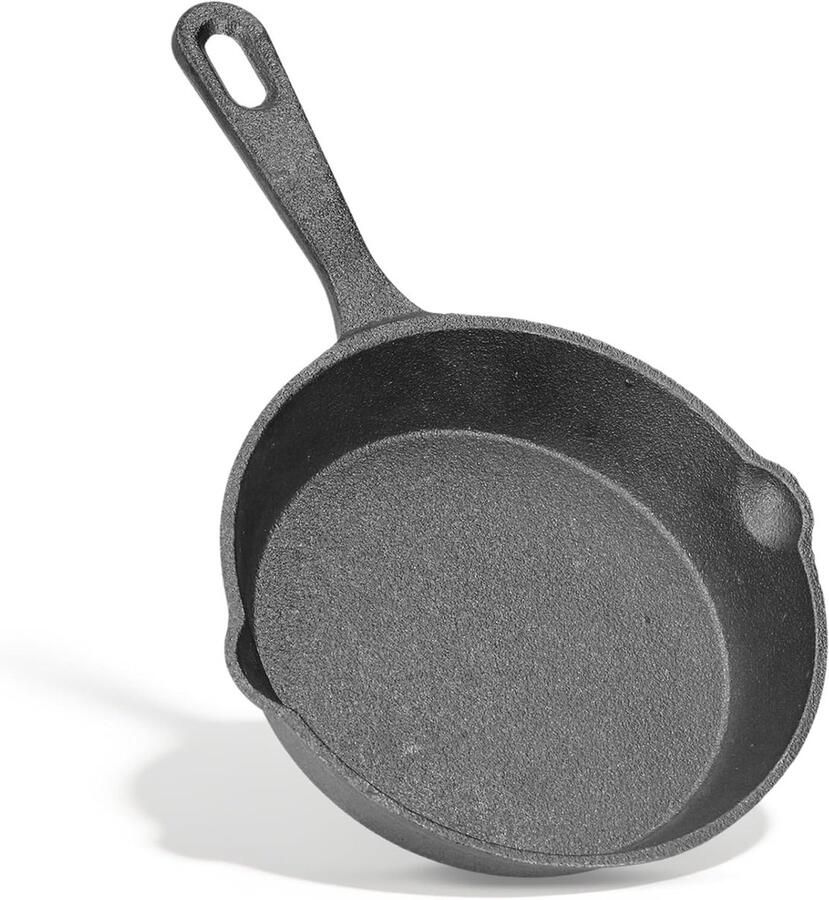 Mini gietijzeren koekenpan 14 cm Voor camping en thuis koken ideaal voor omeletten en meer