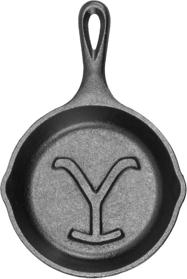 Mini Gietijzeren Koekenpan 5 Inch voor Bakken en Serveren