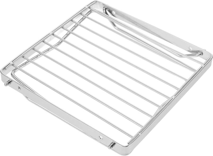 Mini Grill Rek Opvouwbare Grill Buiten Koken Roestvrij Staal 218 Gram Zilver