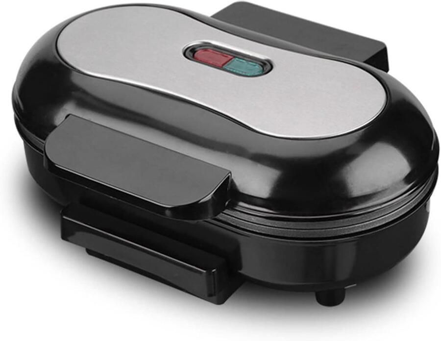 Mini Grill Snack Maker Snel Ontbijt Dubbelzijdig Verwarmen 24x18x10 cm Rood