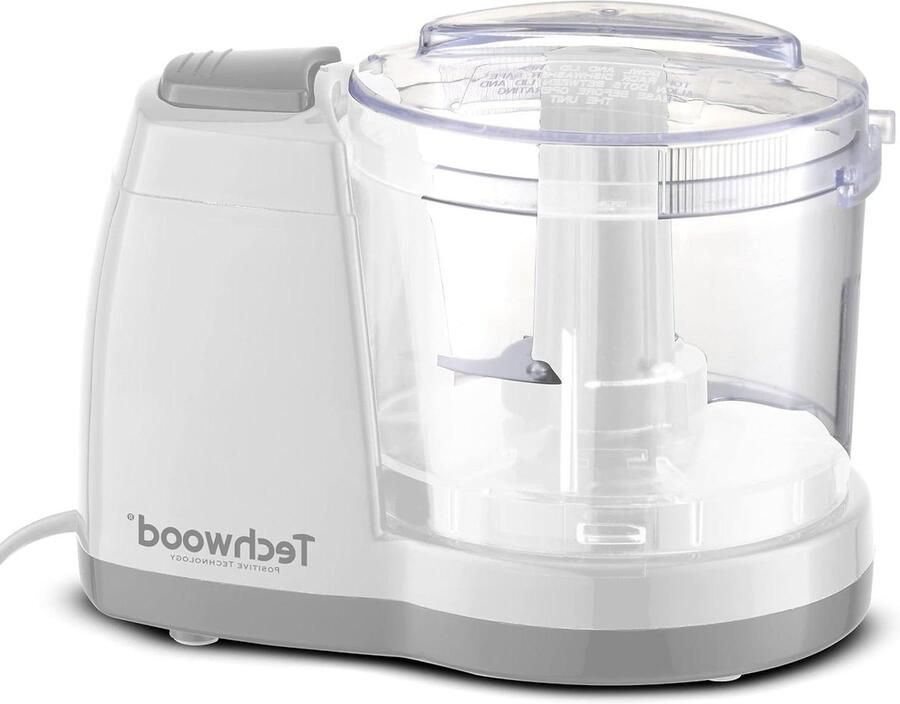 Mini Hakmachine Keukenmachine Ingrediënten Fijnmaken Roestvrijstalen Messen 375 ml Wit