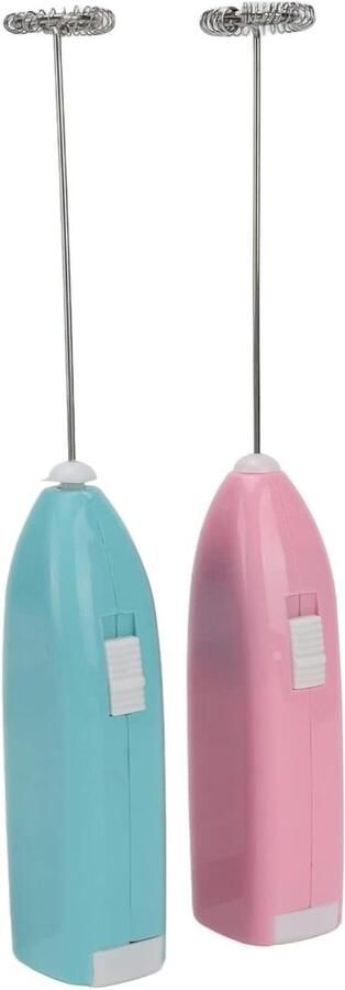 Mini handmixer Drank mixer Dranken mengen Draadloos op batterijen 23 x 6 x 5 cm Zilver