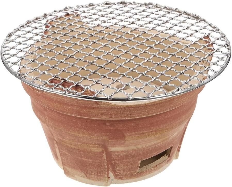 Mini Houtskool Grill Draagbare Kachel Buiten Koken Keramische Constructie 18.5 cm Kleuren