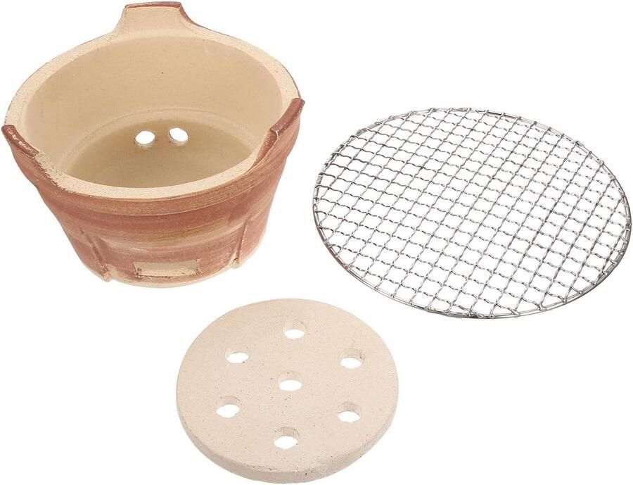 Mini Barbecue Grill Compacte Houtskool BBQ Buiten Koken Gelijkmatige Warmteverdeling 18.5 cm Willekeurig