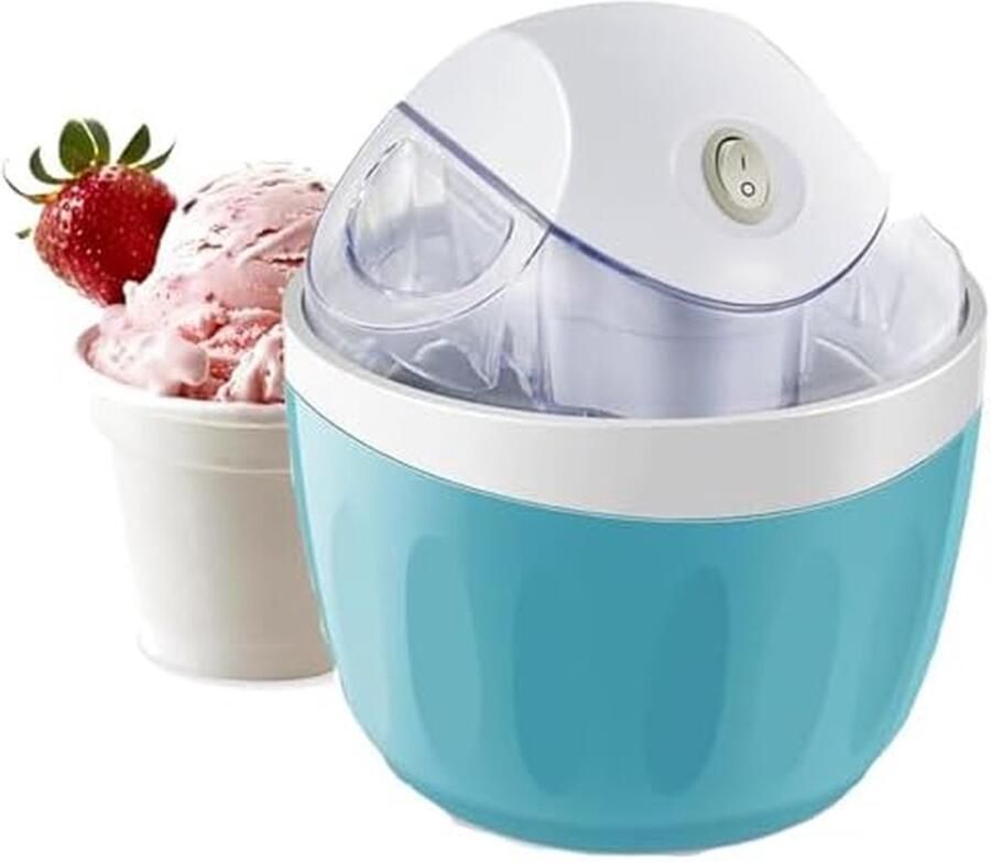 Mini IJs machine Dessert Maker Zelf IJs Maken Compact Ontwerp 500 ml Groen
