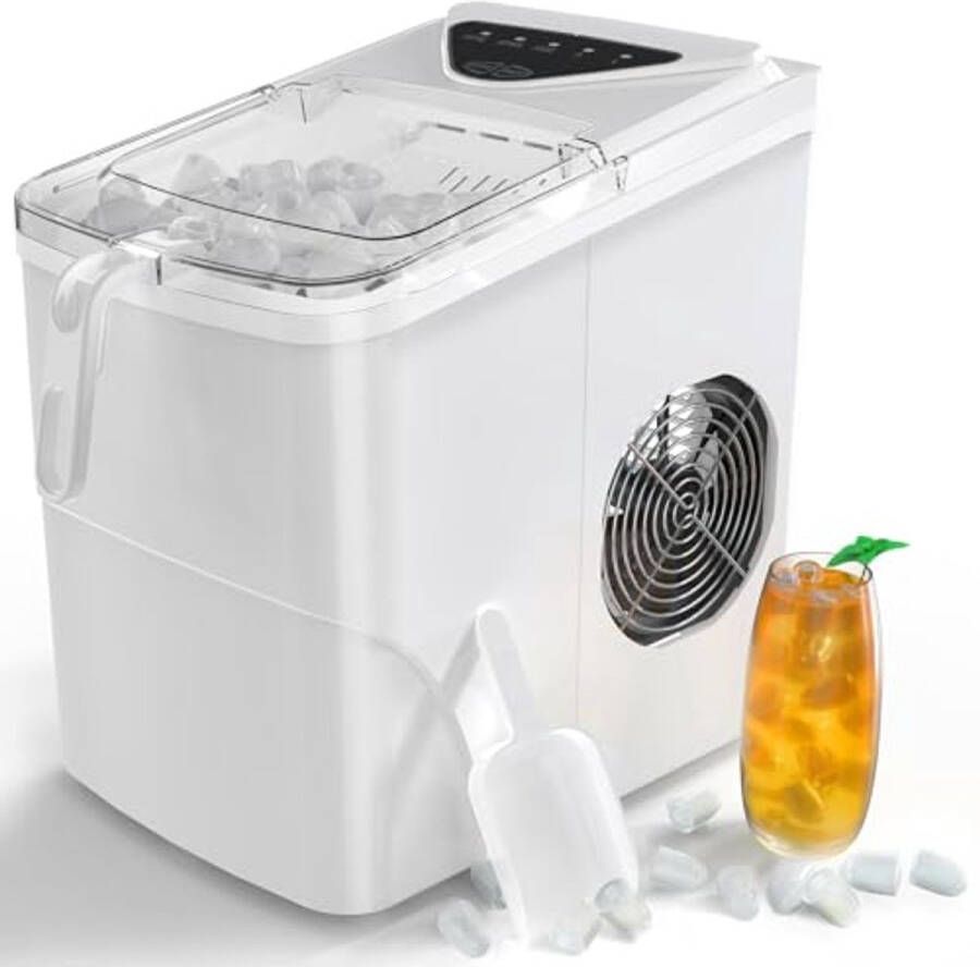 Mini IJsblokjesmachine 15 kg 24 uur Compact en Snel Thuisgebruik