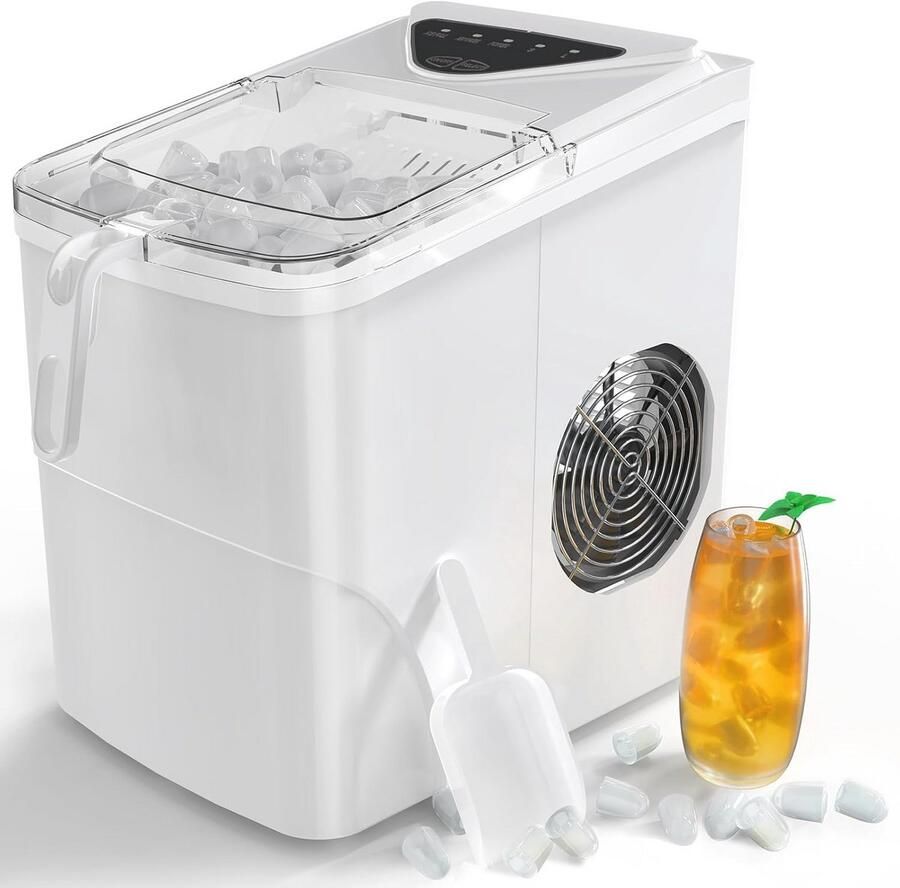 Mini IJsblokjesmachine 15 kg 24 uur Compact en Snel Thuisgebruik