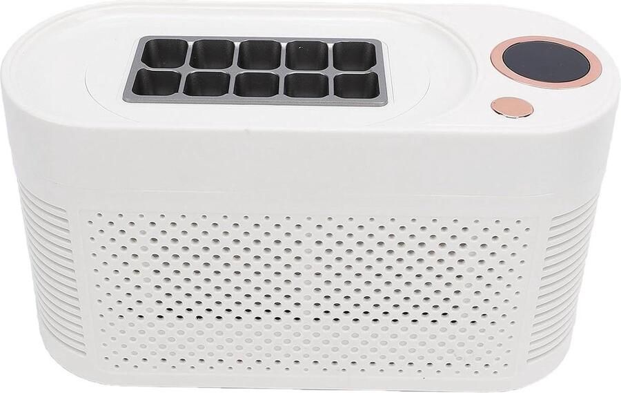 Mini IJsblokjesmachine Automatische ijsmaker Snelle ijsblokjes maken Dubbele stroomopties 10 ijsblokjes 15 min Zwart