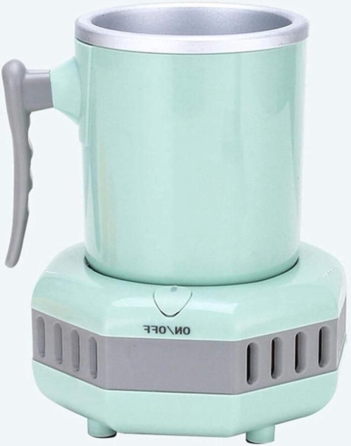 Mini IJsblokjesmachine Draagbare IJsmaker Dranken Koelen Snel IJs Maken Compact Formaat Groen