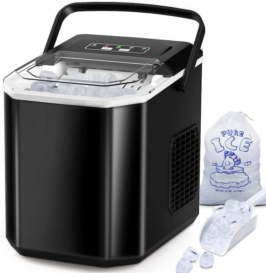 Mini IJsmachine 15kg per Dag 6 min Bereidingstijd Compact & Snel Voor Sorbet & Slush Lichtgewicht & Handzaam Duurzaam & Praktisch Stijlvol & Efficiënt Makkelijk Schoon te Maken