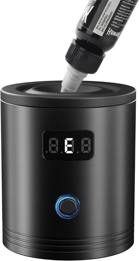 Draadloze Inkt Mixer Mini Shaker Vloeistoffen Mengen Drie Snelheden 1000 mAh Zwart