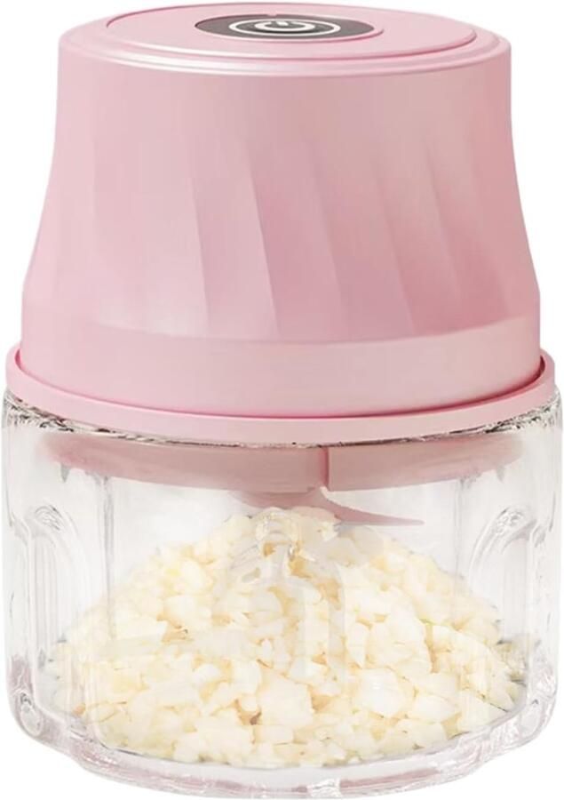 Mini Keukenmachine Elektrische Hakker Snel Ingrediënten Snijden Oplaadbaar 350ml 12x15cm