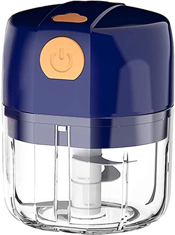 Mini Keukenmachine Elektrische Hakker Snel Ingrediënten Verwerken Draadloos en Draagbaar 250ml Capaciteit Rood