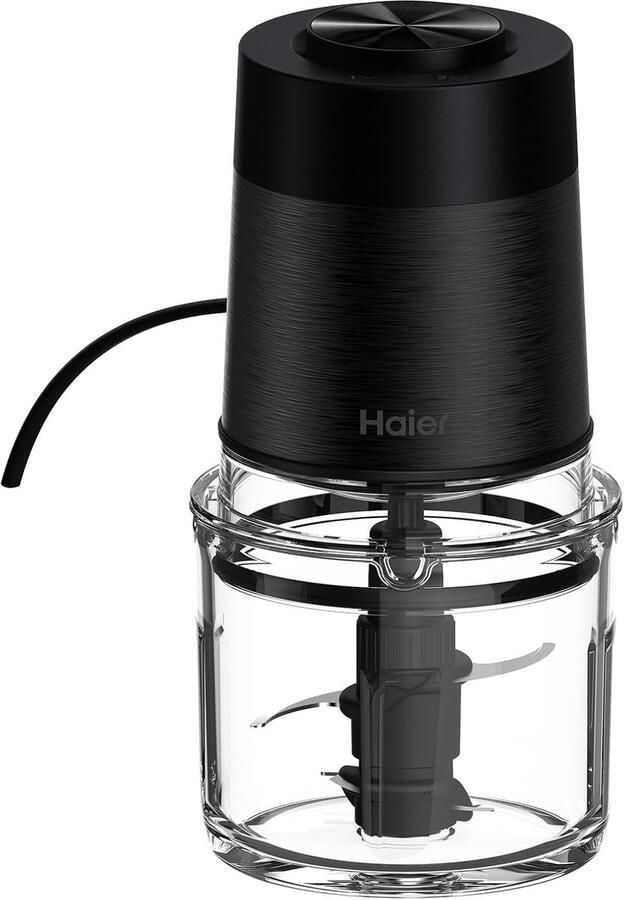 Mini Keukenmachine Groentehakker Hakmolen Snel Ingrediënten Snijden Krachtige Dubbele Messen 0.5 Liter Kom Zwart