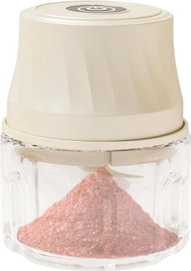 Mini Keukenmachine Keukenapparaat Hakker Snel Ingrediënten Snijden Oplaadbaar Compact Design 350ml Capaciteit Zwart