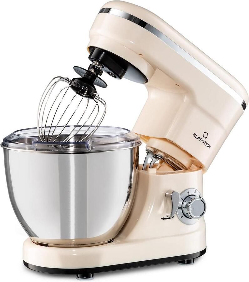 Mini Keukenmachine met Planetaire Garde 1200W Kracht en 6 Snelheidsstanden