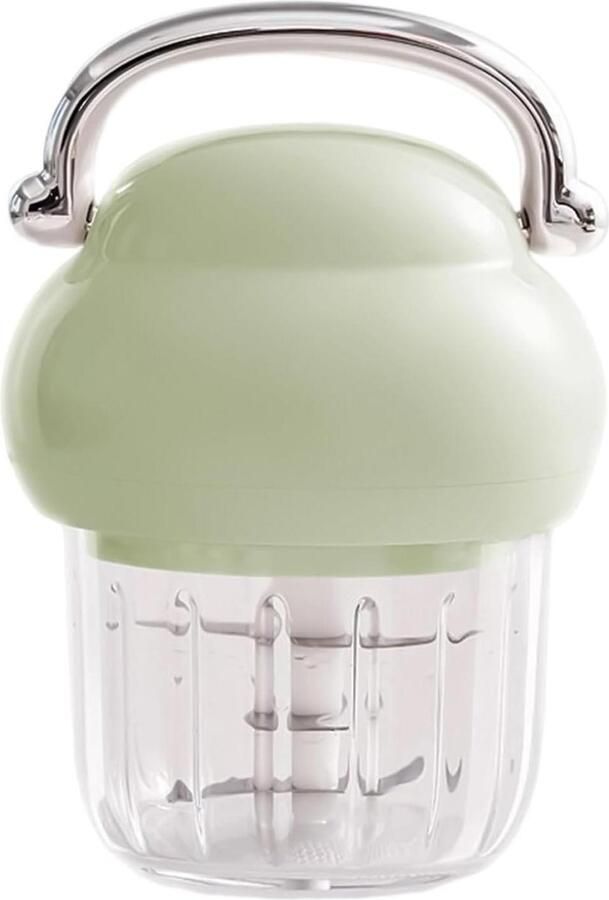 Mini Keukenmachine Voedselhakker Maaltijden Bereiden Oplaadbaar Draadloos 350 ml Groen