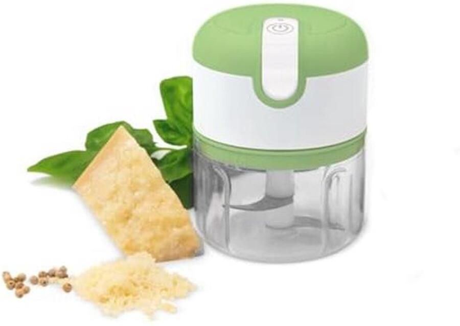 Mini Keukenmachine voor Snijden Hakken en Versnipperen Draadloze Versnipperaar met USB-aansluiting