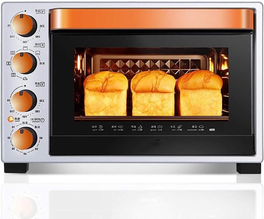 Mini Keukenoven Compacte Oven Koken en Bakken 32 Liter Capaciteit 502x380x325mm rood