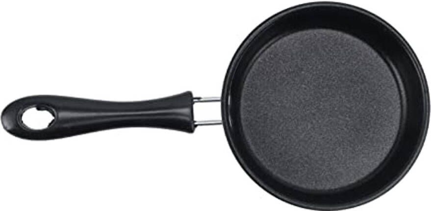 Mini Koekenpan 12cm met Lange Steel Geschikt voor Inductie en Antiaanbaklaag
