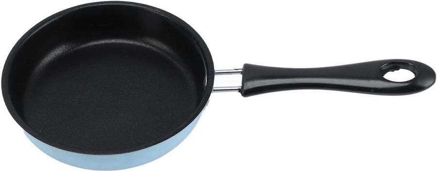 Mini Koekenpan Eierpan Inductie Koken op Reis Antiaanbaklaag 12 Cm Blauw