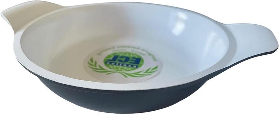 Mini Koekenpan Eierpan Ontbijt Maken Keramische Coating 14 cm Zwart
