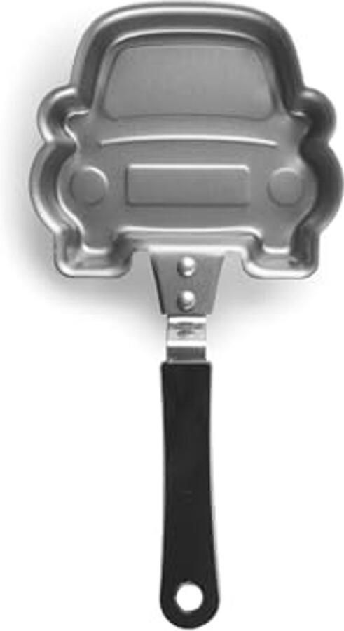 Mini Koekenpan in Auto Vorm met Uitsparing Geschikt voor Inductie