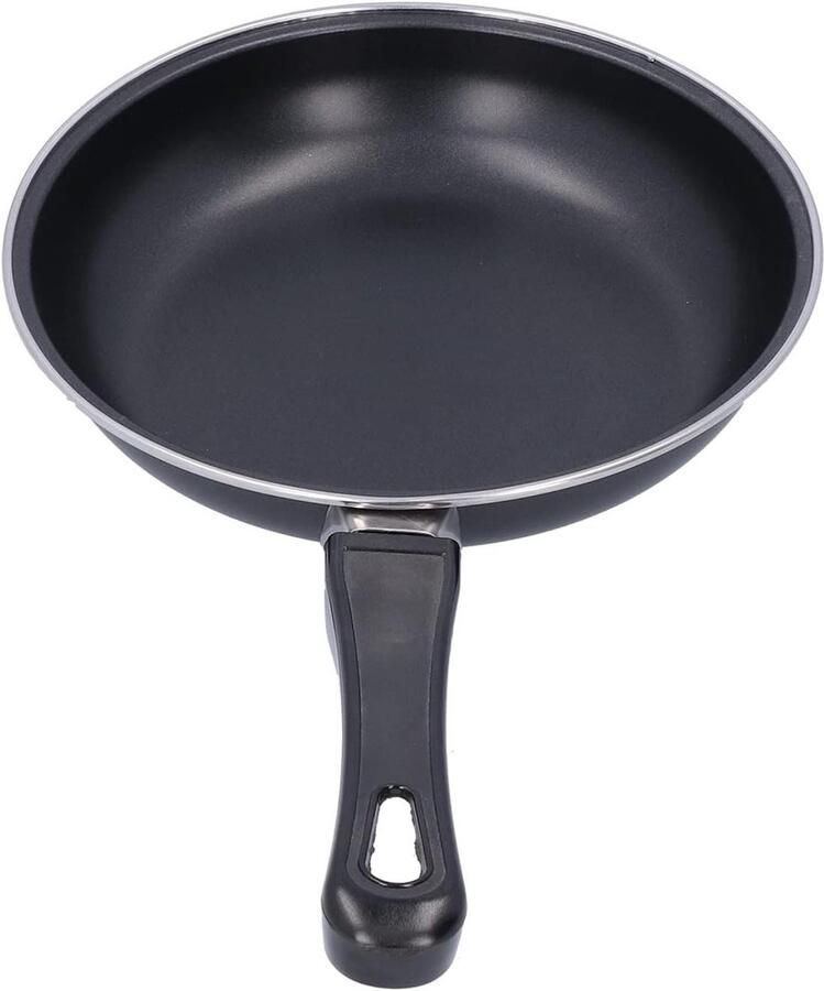 Mini Koekenpan Inductie Koken en Bakken Antiaanbaklaag 30cm Zwart